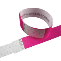 Imagem de PULSEIRAS DE IDENTIFICAÇÃO PINK FLUOR C/50 UNIDADES - 01 UNIDADE